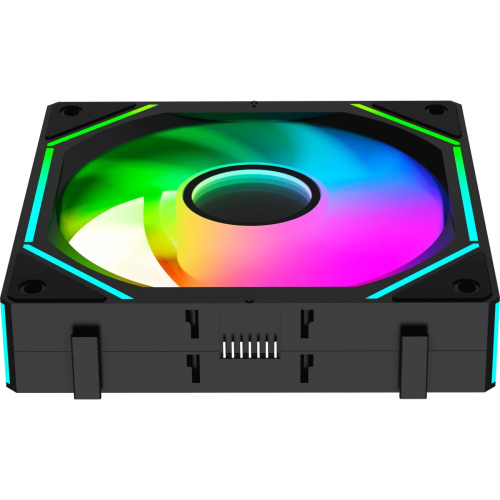 Вентилятор Ocypus Gamma F12 UNI BK ARGB Reverse Blade 3 in 1, 3x120x120x25mm, 4-Pin PWM, 800-1800 RPM, 31 DBA Max, Hydro Bearing