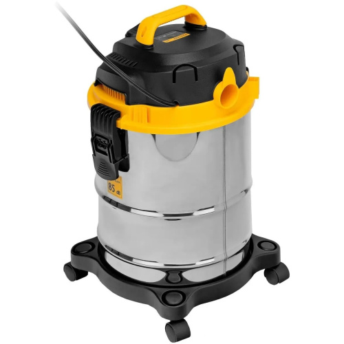 Строительный пылесос DENZEL SVC15 (28201) серебристый