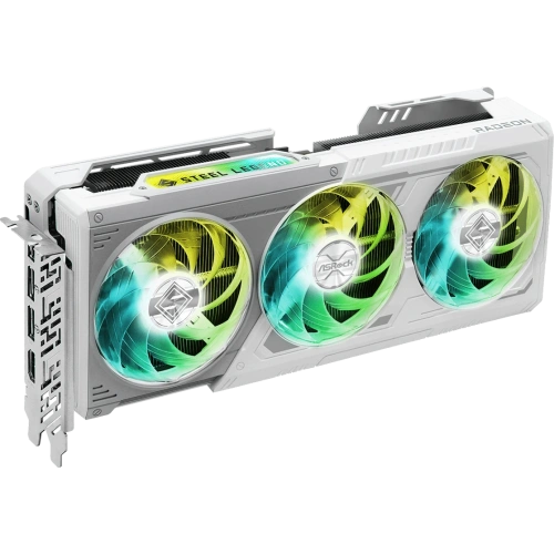 Видеокарта ASRock AMD Radeon RX 9070XT Steel Legend 16ГБ (RX9070XT SL 16G), GDDR6, Ret