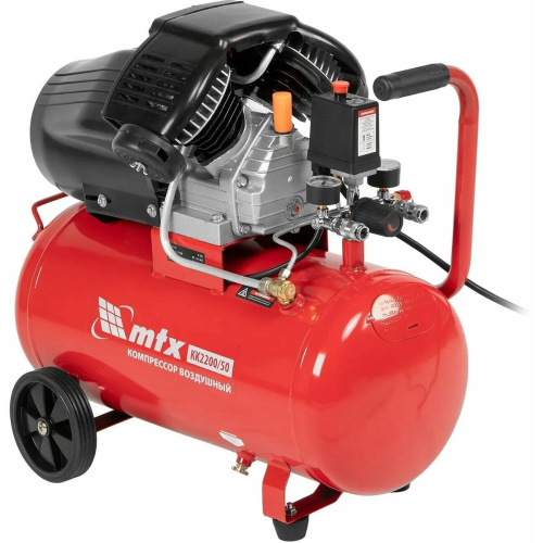 Компрессор поршневой MTX КК-2200/50 масляный (58024)