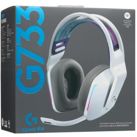 Беспроводные наушники Logitech G733 белый