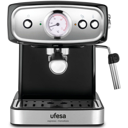 Кофеварка UFESA CE7244 Brescia (71705061) серебристо-черная