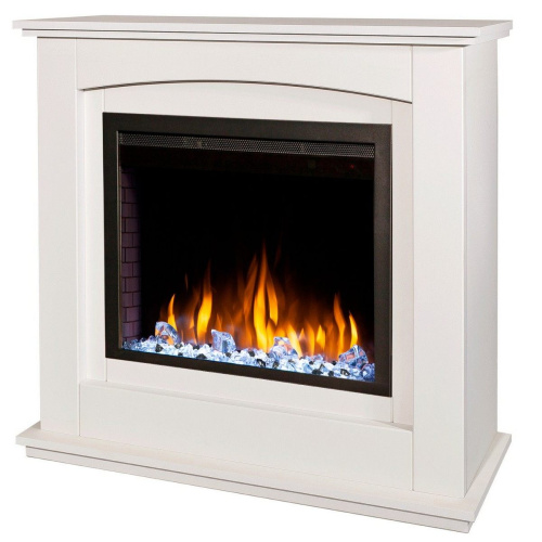 Электрокамин RealFlame Canada 25,5 WT белый с очагом Saphir 25,5