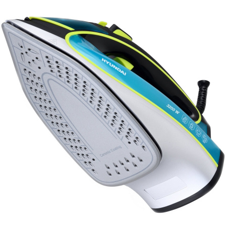 Утюг Hyundai H-SI01450 голубой/желтый