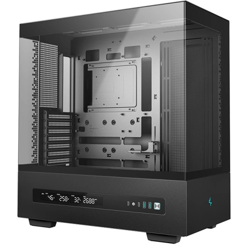 Корпус Deepcool CH690 Digital без БП, боковое окно (панорама), черный, ATX