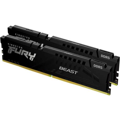 ОЗУ Kingston Fury Beast Black EXPO CL32 (Kit of 2) (KF564C32BBEK2-32) DDR 5 DIMM 32Gb PC51200, 64000Mhz, (retail)