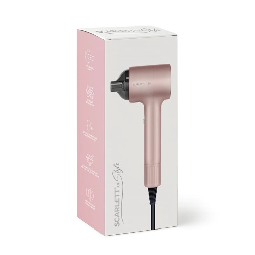 Фен Scarlett SC-HD70I53 розовый/черный