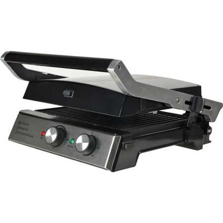 Электрогриль GFGril GF-180 серебристый/черный