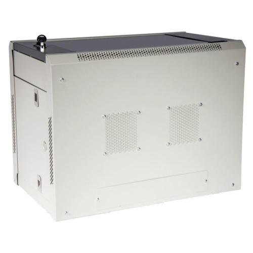 Шкаф коммутационный Lanmaster (TWT-CBWPG-9U-6X4-GY) серый настенный 9U 600x400мм пер.дв.стекл 60кг