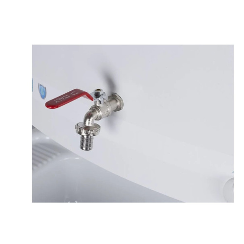 Дачный умывальник Вихрь Люкс 74/4/4, с подогревом, пластиковая мойка, белый