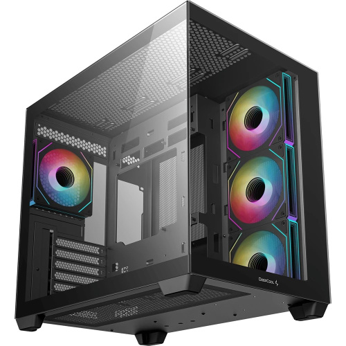 Корпус Deepcool CG530 4F (R-CG530-BKADA4-G-1) черный без БП ATX 2x120mm 2x140mm 2xUSB2.0 1xUSB3.0 audio bott PSU