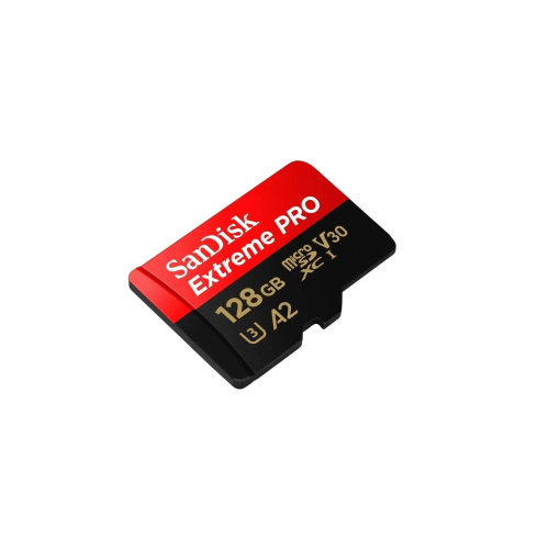 Карта памяти SanDisk (SDSQXCD-128G-GN6MA) 128GB microSDXC Class 10 UHS-I A2 C10 V30 U3 Extreme Pro (SD адаптер) 200MB/s