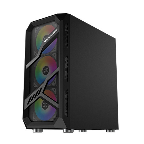 Корпус Xigmatek Lamiya EN40016 ATX, USB3.0x1+USB2.0x2, Front Left TG, 4PCS X24A Fan