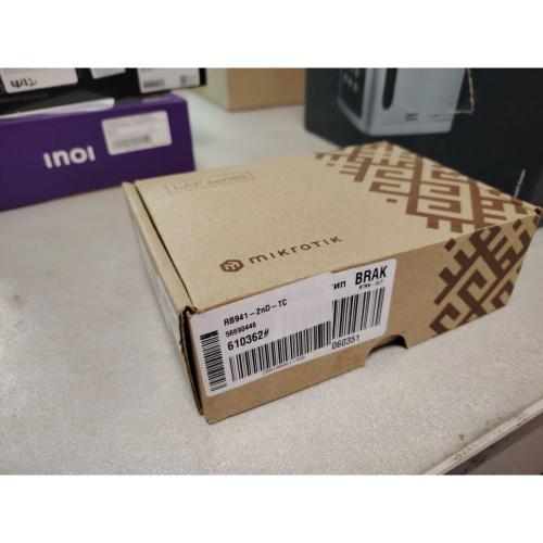 УЦ Wi-Fi Роутер MikroTik RouterBOARD RB941-2nD-TC (hAP Lite) 2.4GHz, 802.11b/g/n, MIMO 2x2, 4xLAN (перепрошивка ПО)