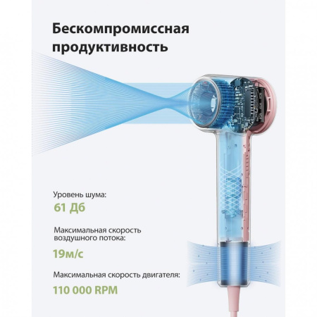 Фен Laifen Mini коралловый/розовый