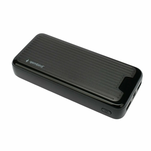 Портативный аккумулятор Gembird GPB-20 20000мАч, 2A, черный