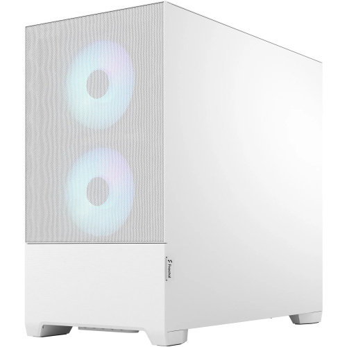 Корпус Fractal Design PoP Mini Air RGB (FD-C-POR1M-01) White TG белый без БП ATX 3x120mm 2xUSB3.0 audio bott PSU