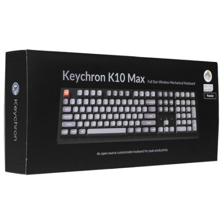 Клавиатура проводная + беспроводная QMK Keychron K10 Max