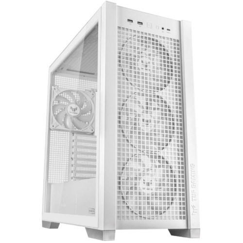 Корпус ASUS Tuf Gaming GT302 TG ARGB White (90DC00I3-B19000) GT302/ARGB Fans/WHT