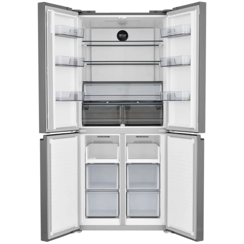 Холодильник ZUGEL ZRCD430С бежевое стекло