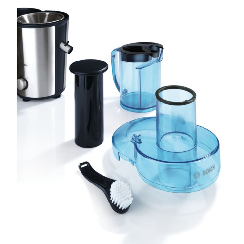 Соковыжималка Bosch MES3500 серебристый/синий