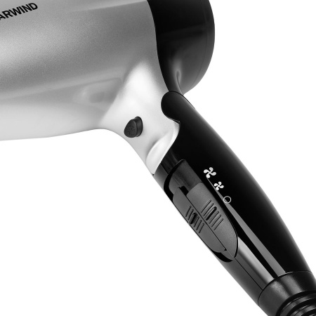 Фен Starwind SHD 6110 черный/серебристый