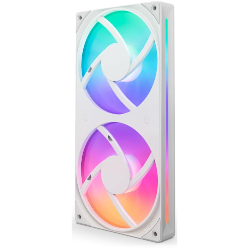 Кулер NZXT F240 RGB Core (RF-U24HF-W1) (120x120x25mm, 4-pin PWM, 75.12CFM, 30dBA, 2400RPM, White, Single-Frame Fan Unit)