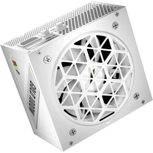 Блок питания 1STPLAYER NGDP Gold 1000W White (HA-1000BA4-WH)/ATX 3.1, APFC, 80 Plus Gold, LLC+DC-DC, full Japan solid-state caps, 120mm, full modular