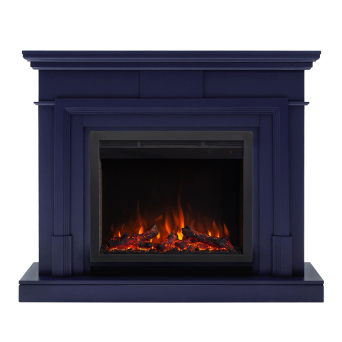 Электрокамин RealFlame Marco 25,5/26 NB индиго с очагом Saphir 25,5