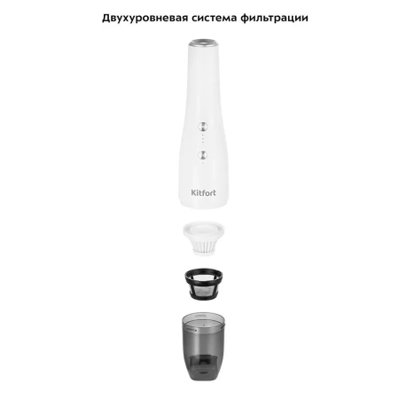 Пылесос ручной Kitfort КТ-5159 белый