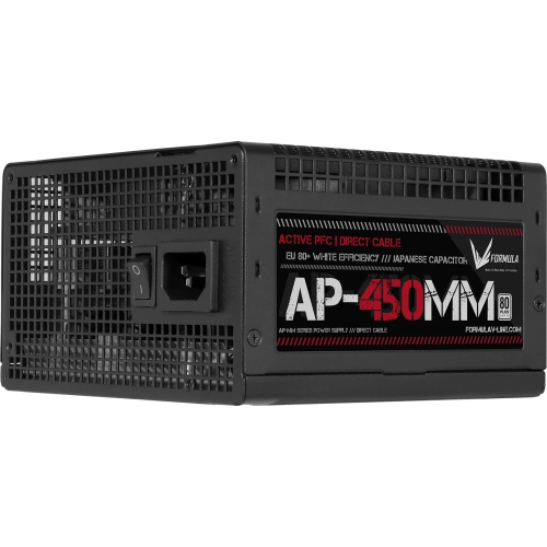 Блок питания Formula AP-450ММ 80 Plus White ATX 450W (20+4pin) APFC 120mm fan 6xSATA RTL