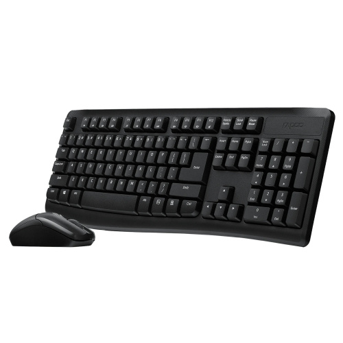 Комплект клавиатура и мышь RAPOO X1800 Pro Wireless Optical Mouse & Keyboard Black