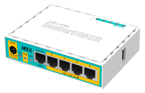 Роутер MikroTik hEX PoE lite (RB750UPR2) белый