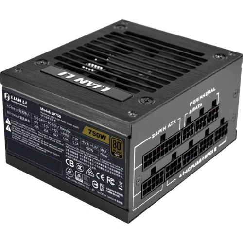 Блок питания Lian Li SP750 Black (G89.SP750B.00EU) 750W (SFX, 20+4 pin, 92mm fan, PCI-E 6+2Px2, 4xSATA)