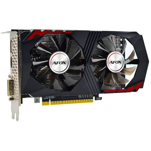 Видеокарта Afox GTX1050Ti Gaming 4GB (AF1050TI-4096D5H2-V6) GDDR5 128bit DVI DP HDMI 2Fan RTL