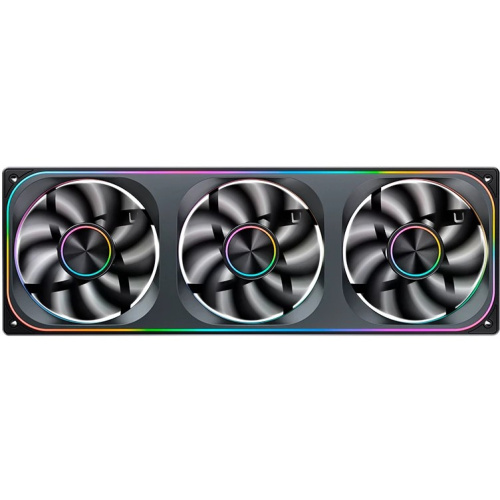 Вентилятор JONSBO ZA-360B (3 in 1) 120х120х28мм (PWM, ARGB LED, 700-2400об/мин, черный) Retail