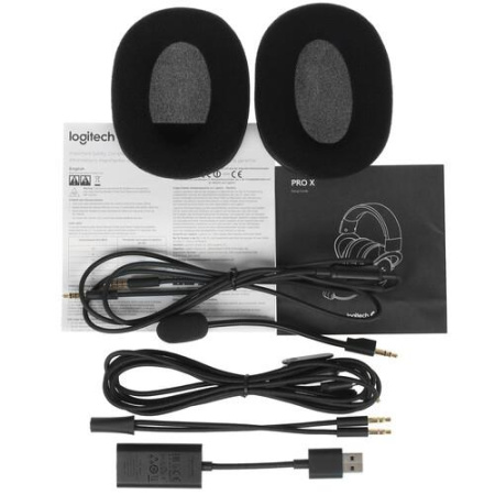 Проводные наушники Logitech G PRO X черный