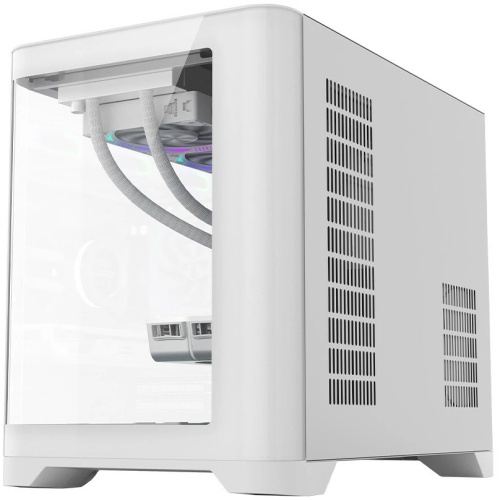 Корпус 1STPLAYER UVIEW UV6 White (UV6-WH) / mATX