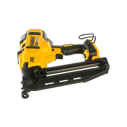 Пистолет шпилькозабивной аккумуляторный DeWALT DCN660D2-QW с АКБ и ЗУ желтый
