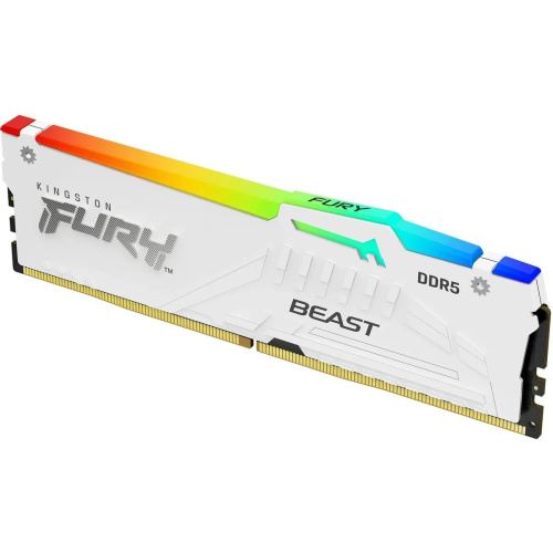 ОЗУ Kingston Fury Beast KF564C32BWEA-32 DDR5 - 1x 32ГБ 6400МГц, DIMM, White, Ret