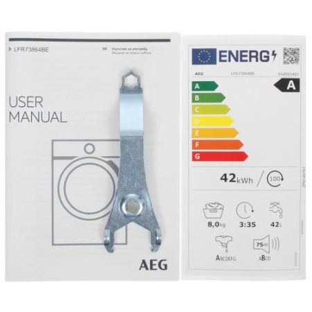 Стиральная машина AEG LFR73864BE белый