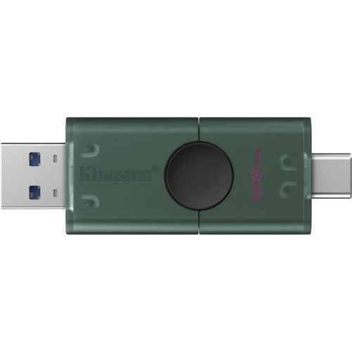 USB-флешка Kingston DTDEG2/128GB 128GB DataTraveler Duo G2 USB3.0 зеленый/черный