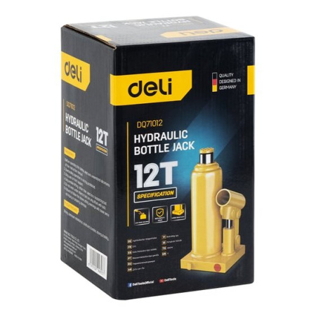 Домкрат бутылочный Deli DQ71012 12 т