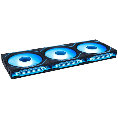 Комплект вентиляторов (3шт.) Lian Li Uni Fan SL-INF Wireless 120 (G99.12SLIN1W3B.R0)/12SLIN1W3B Black / 120x122,1x25мм (PWM, ARGB, 2300 об/мин (Max.))