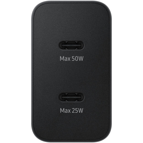 СЗУ SAMSUNG EP-T5020XBEGEU +кабель 50W 2xUSB-C Черный