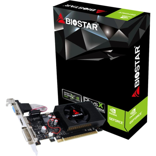 Видеокарта Biostar Nvidia GeForce GT 730 GT730-4GB D3 LP (VN7313TH41) PCI-E (GF108) 4Gb 128bit GDDR3 700/1333 DVIx1 HDMIx1 CRTx1 HDCP Ret low profile