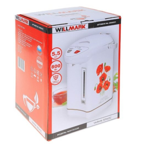 Термопот WILLMARK WAP-553UW, белый