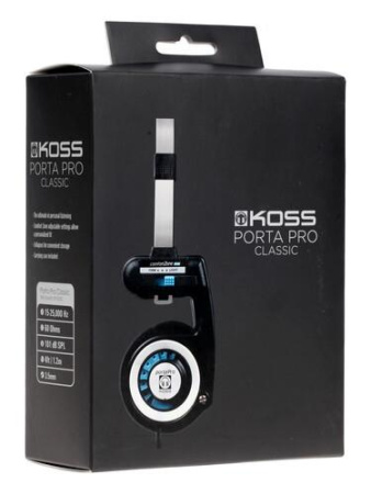Проводные наушники KOSS Porta Pro черный