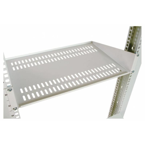 Полка стационарная ЦМО МС-40 серый нагр.15кг 19" 400мм (1шт)