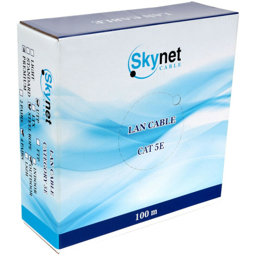 Витая пара SkyNet Premium CSP-UTP-4-CU-OUTR/100 черный